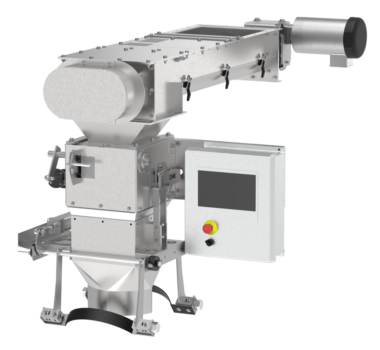 Twin Auger Open Mouth Bag Filler Model GWBAF More Specs