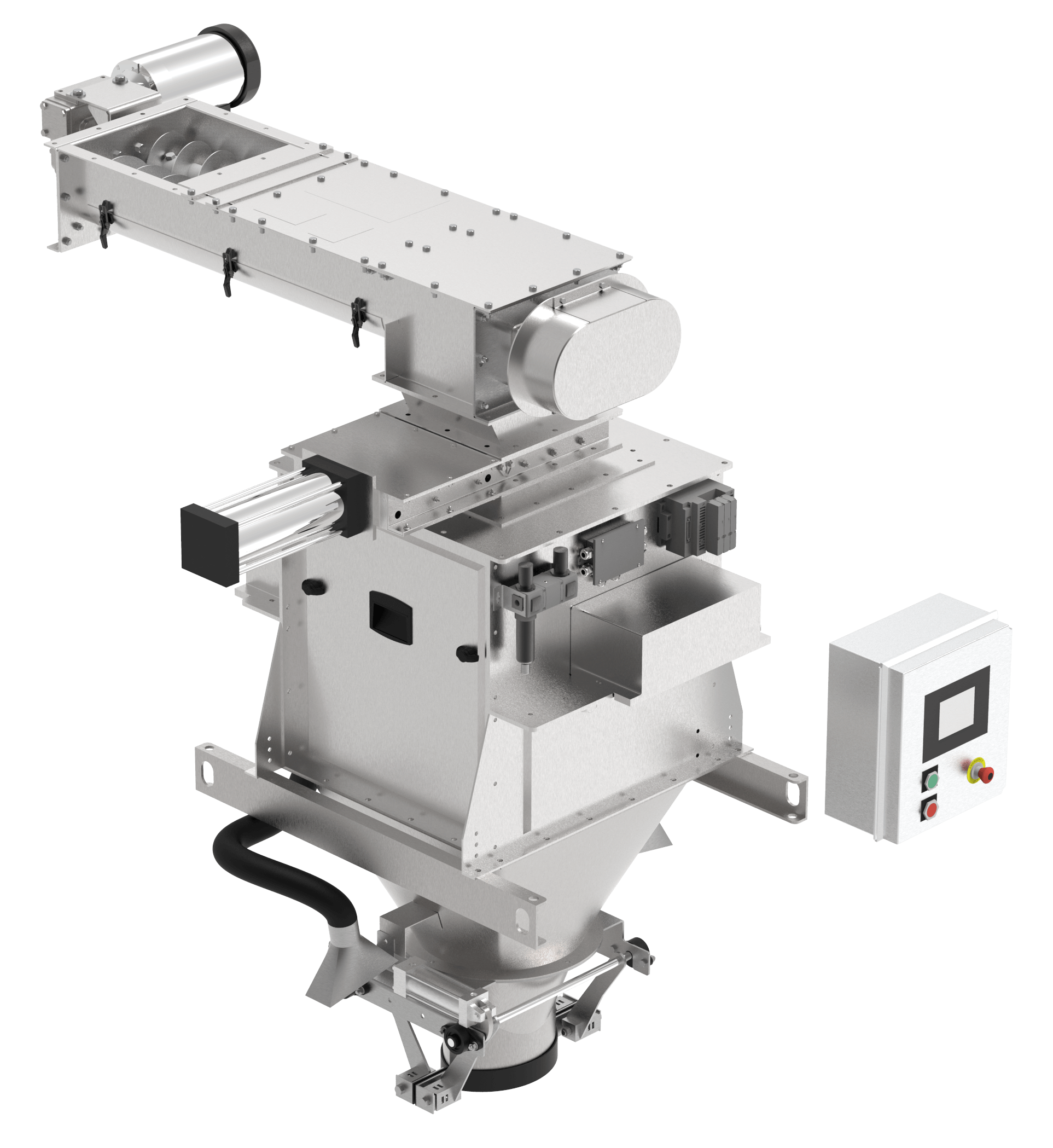 Twin Auger Open Mouth Bag Filler Model NWB-AF