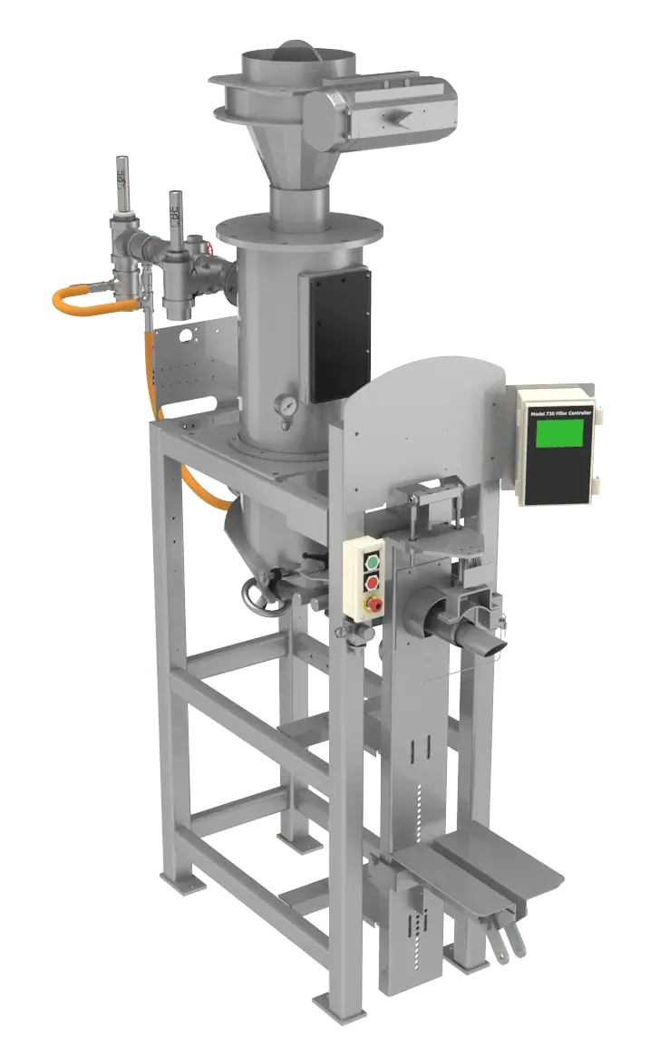 Abrasive-Duty Forced Air Valve Bag Filler Model 7200