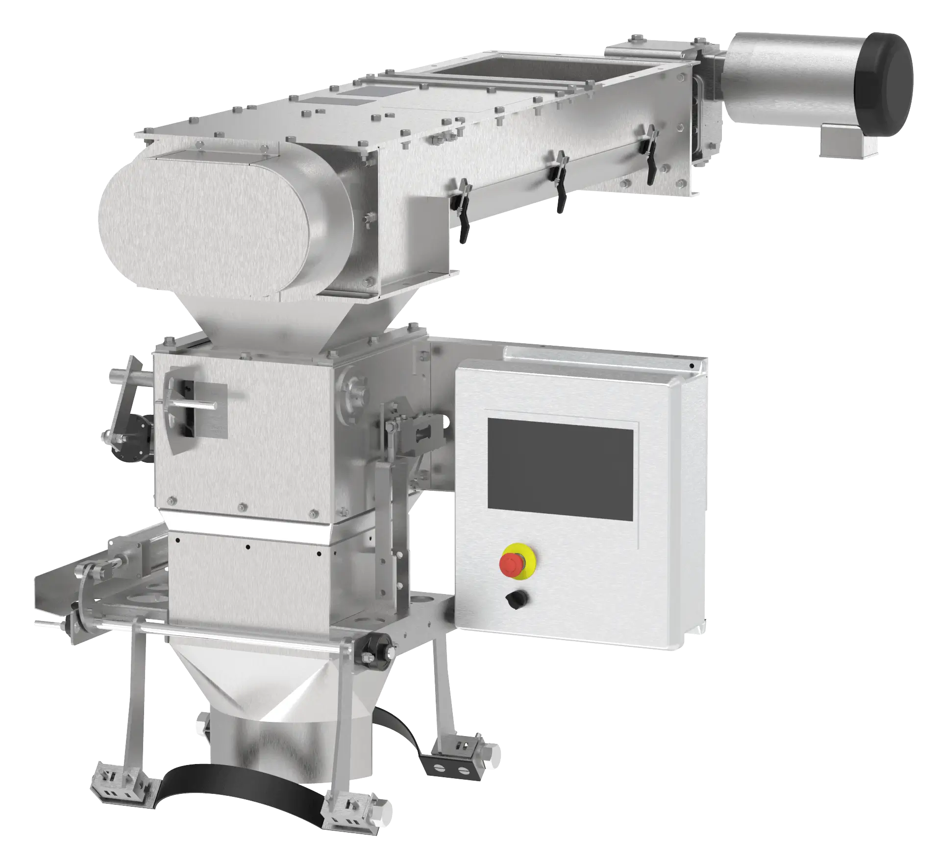 Twin Auger Open Mouth Bag Filler Model GWB-AF