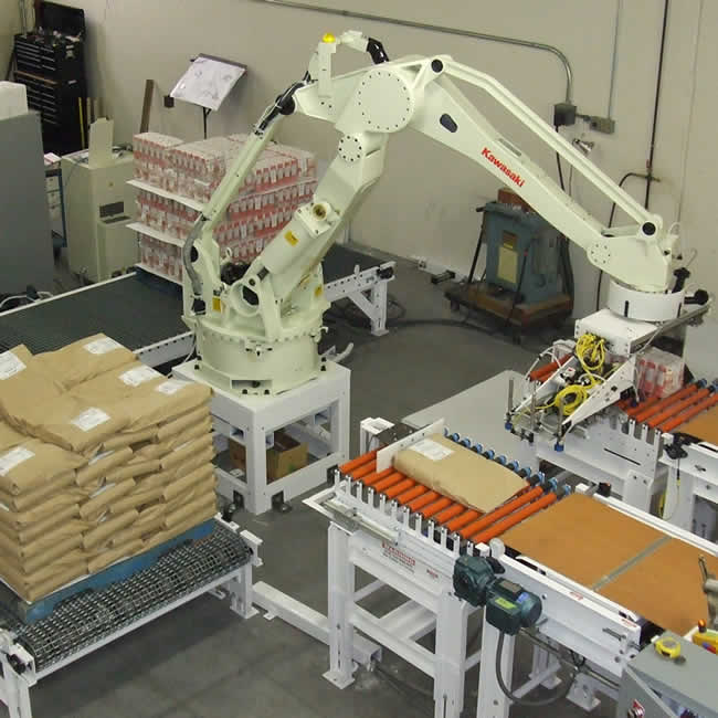 3200 robotic bag palletizer