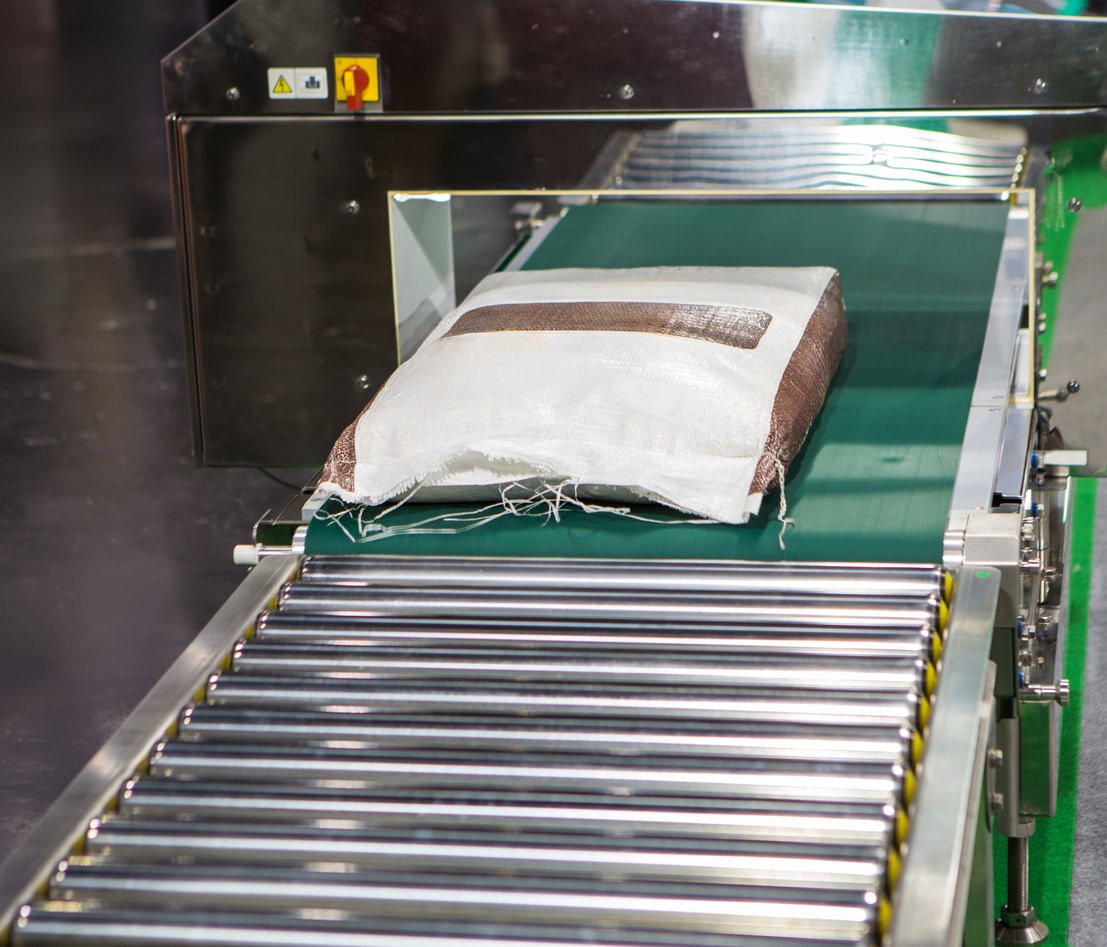 valve bag filler conveyor line